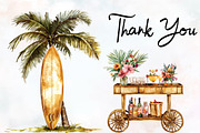 Luxury Golden Summer Clipart, an Illustration by RobertsArt (Thumbnail 5 of 7)