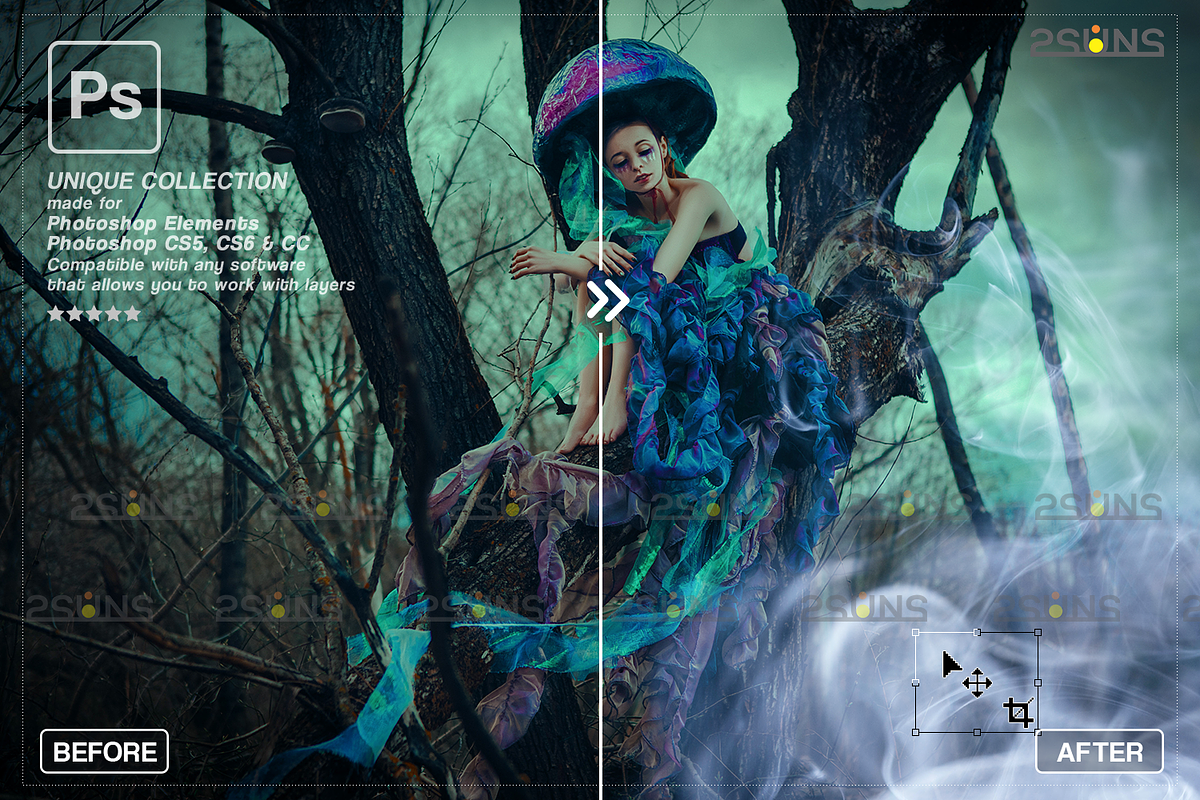 White smoke photo overlay, Fog, an Object Graphic by 2SUNS (Photo 6 of 9)
