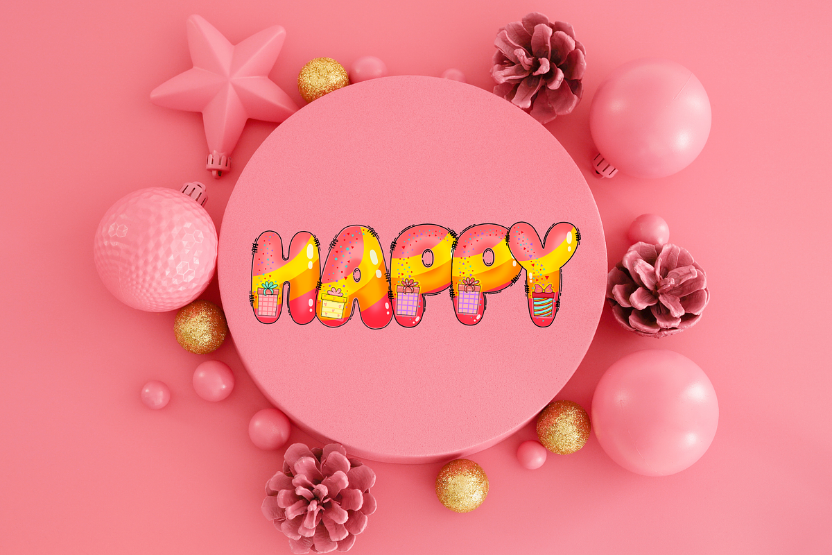 New year-PNG fonts, a Symbol Font by It me digital art (Photo 5 of 9)
