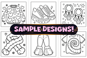 Bold Easy Fashion Vibes Coloring, a Work Illustration by Craftsbeefy (Thumbnail 2 of 4)