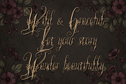Wanderin Autumn Artisan Floral font, a Script Font by HypeWorksCo (Thumbnail 12 of 28)