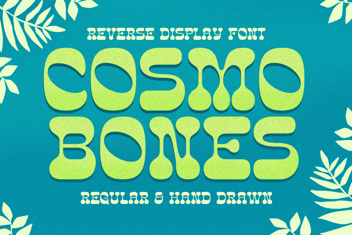 Cosmo Bones - Reverse Display Font, a Font by Letterhend Studio (Photo 1 of 7)