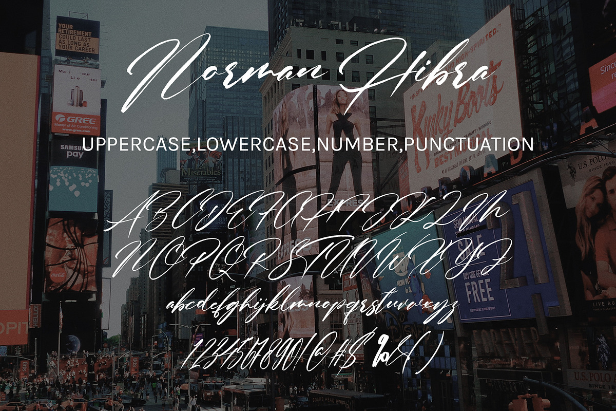 Norman Hibra, a Handwritten Font by HaKi Studio (Photo 5 of 5)