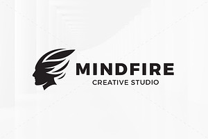 Mind Fire Logo Template