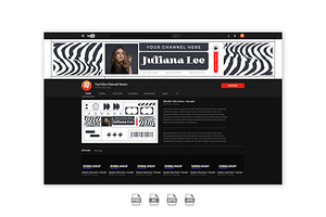Brutalism YouTube Cover Template, a Social Media Template by Artnivora.Std