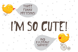 I'm so cute! Graphic set