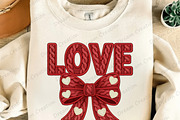 Faux Yarn Crochet Love Valentine PNG, an Illustration by Dream Creation (Thumbnail 2 of 5)