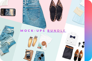 Unisex Outfits Mock-ups BUNDLE