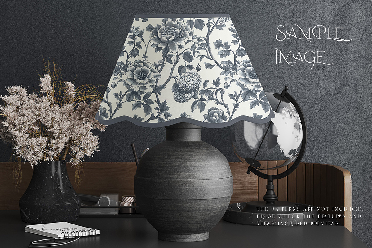 Scalloped Lampshade Mockups, a Product Mockup by mock-ups (Photo 16 of 17)