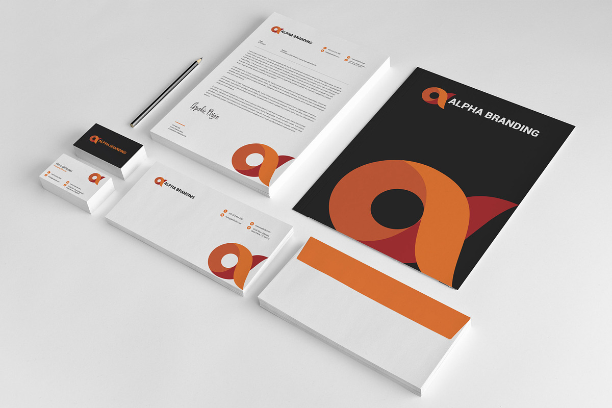 Branding Identity, a Stationery Template by Graphic Origin (Photo 2 of 15)
