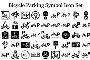 Bicycle Parking Symbol Icon Set, an Icon by musafir_fashion (Thumbnail 1 of 12)