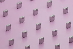 Action camera pattern on pastel purple background render, a Technology Photo by RF Images