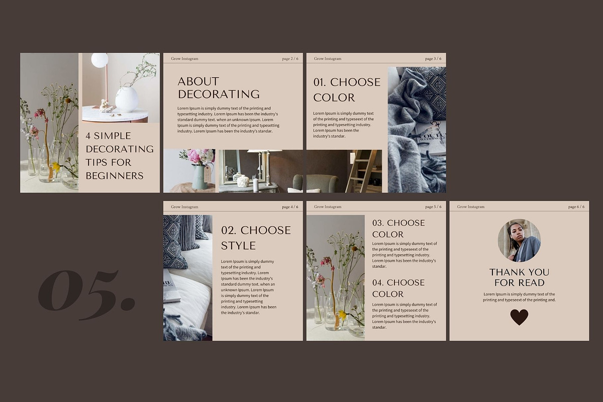 Instagram Carousel Vol. 4 | CANVA, a Social Media Template by bonadigitals (Photo 7 of 7)