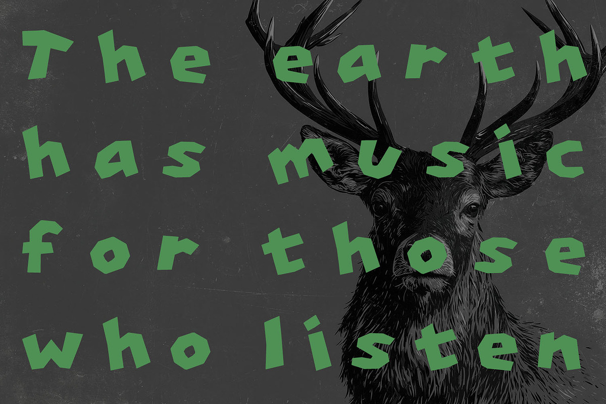 Blunt Scissors Font, a Sans Serif Font by Handmadefont (Photo 13 of 16)