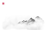 Sumi-e ink painting. Minimalism., an Illustration by Elina_Li (Thumbnail 24 of 38)