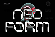 Neoform - Futuristic Font, a Sans Serif Font by limitype (Thumbnail 1 of 12)