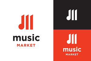 Note Music With Finance Graph Logo, a Branding & Logo Template by funpixel