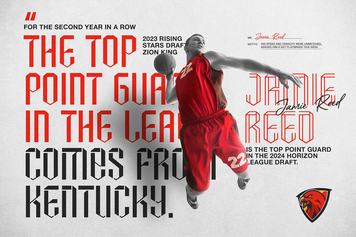 Hexagreat - Sport Display Font, a Sans Serif Font by Invasi Studio (Photo 4 of 11)