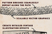 Vintage Shading Illustrator Brushes, a Brush Add-On by Spoon Graphics (Thumbnail 3 of 3)
