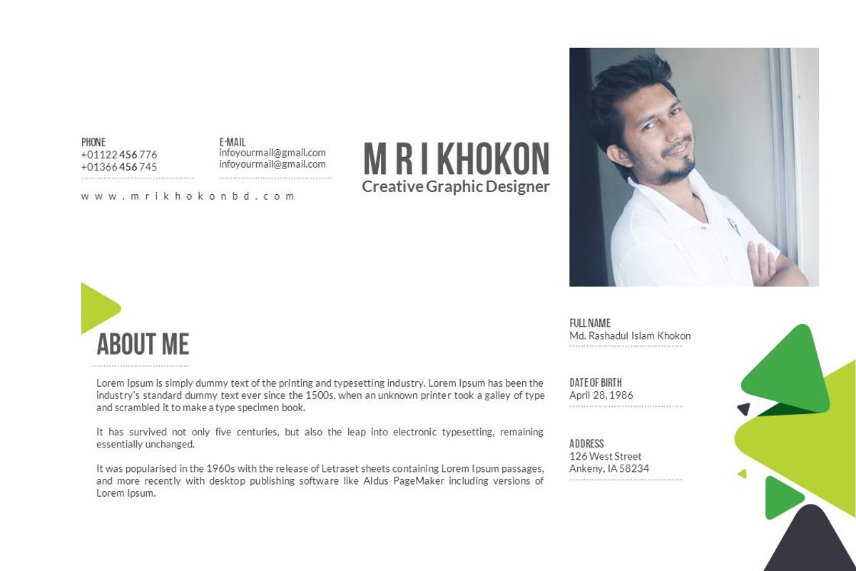 Boss CV 2 PowerPoint Templates, a Presentation Template by MRI STUDIO (Photo 4 of 15)