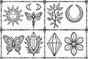 Celestial Boho Magic Line Art Bundle, an Illustration by abu67222 (Thumbnail 7 of 7)