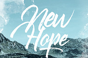 Marqhuis brush font, a Script Font by Qiwbrother Studio (Thumbnail 2 of 7)