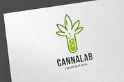 Cannabis Lab Logo, a Branding & Logo Template by emotions76 (Thumbnail 1 of 3)