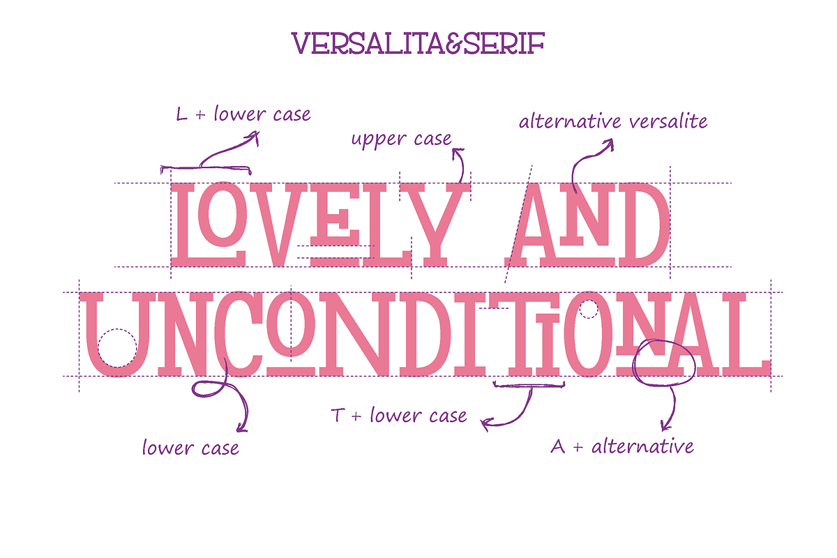 2in1 Versalita& + Versalita&Serif preview 3