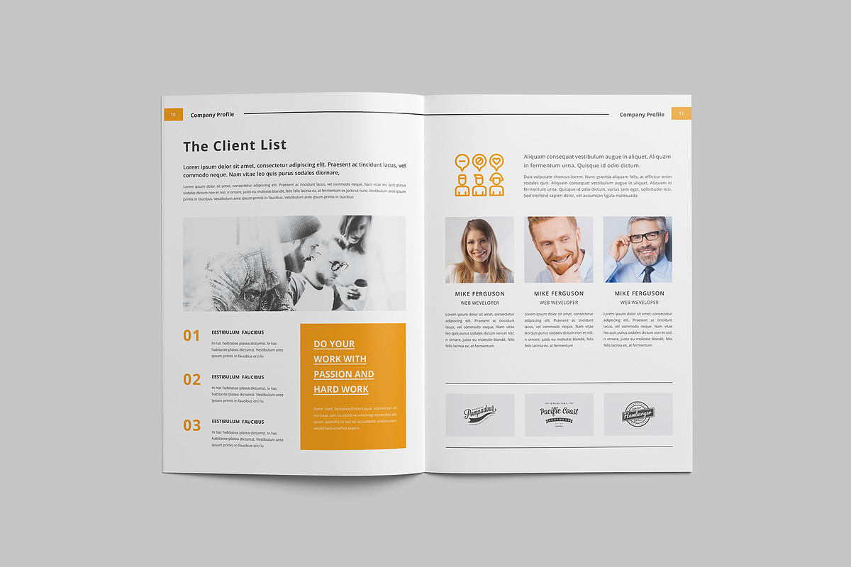 Company profile, a Brochure Template by Tanber Hossen (Photo 6 of 13)