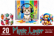 20 Groovy Musical T-shirt Bundle, a Graphic by Sofia's Fashion (Thumbnail 1 of 3)