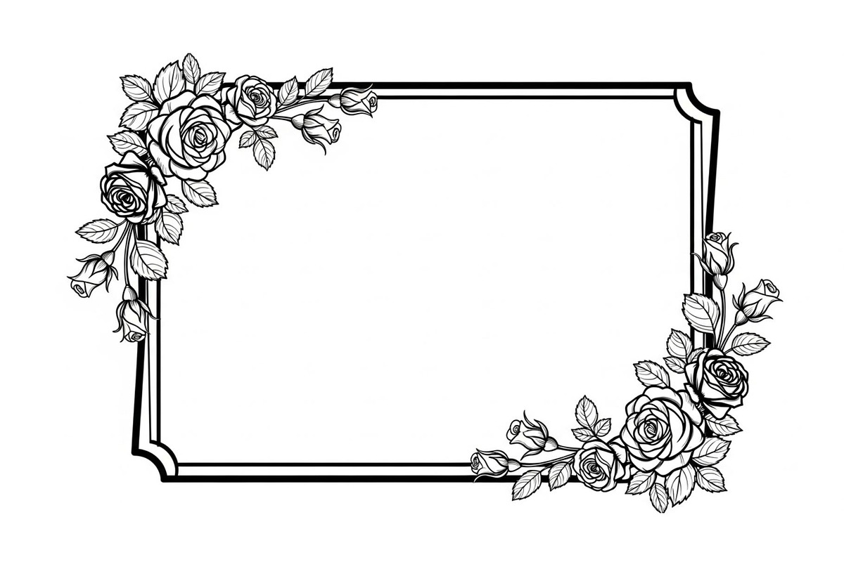 Floral Decorative Frame Vector Bundl, an Illustration by musafir_fashion (Photo 14 of 51)