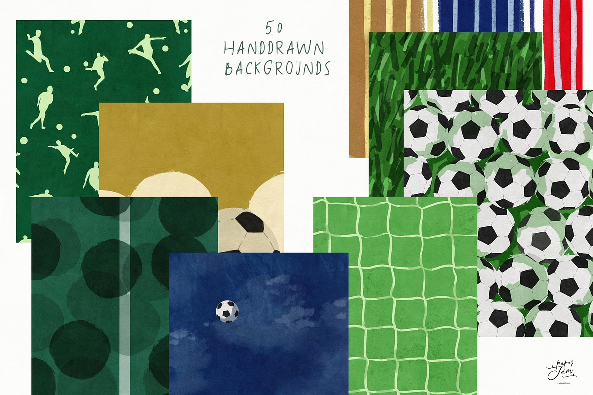 Match Day: Football Backgrounds, a Background Graphic by PaperJamLab (Photo 2 of 17)