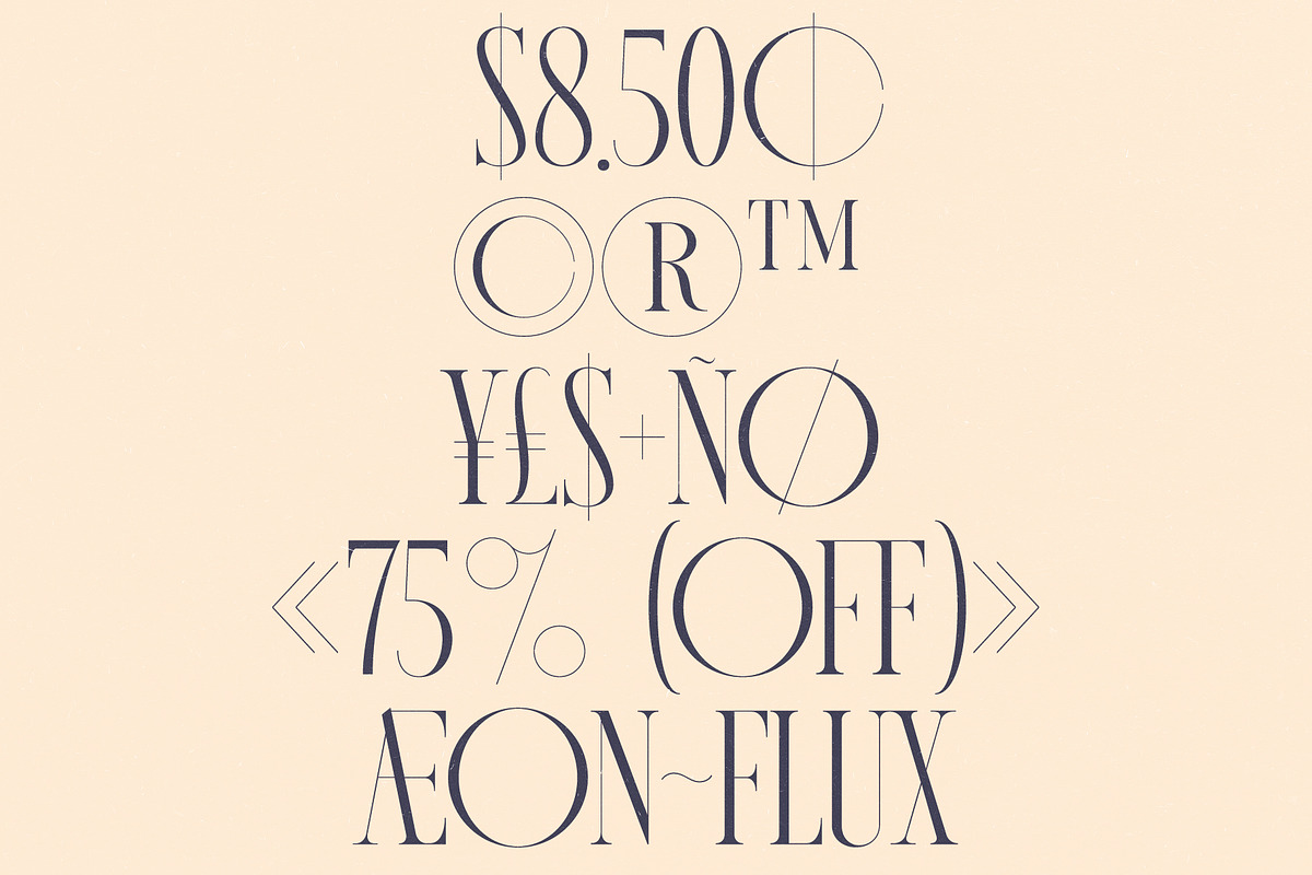 Gyoza Luxury Fashion Condensed Serif, a Serif Font by Studio Aurora (Photo 7 of 9)
