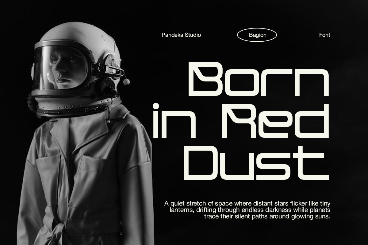 Bagion - Futuristic Tech Font, a Sans Serif Font by Pandeka Studio (Photo 3 of 9)