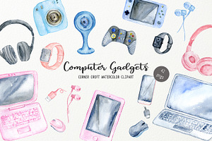 Computer Gadgets Illustration