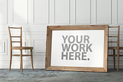 Poster Frame PSD Mockup bundle, a Household Mockup by GreatFruit (Thumbnail 6 of 7)
