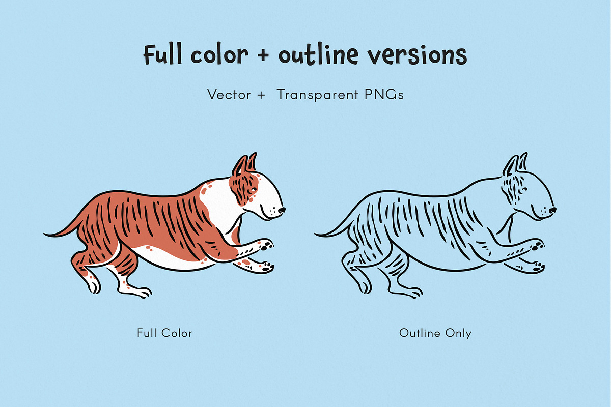 Dogs! Vector Clip Art Illustrations, an Animal Illustration by rouxsupplyco (Photo 8 of 12)