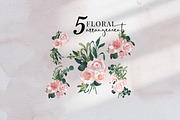 Watercolor flowers, Peony, botanical, an Illustration by Personal Epiphany (Thumbnail 5 of 7)