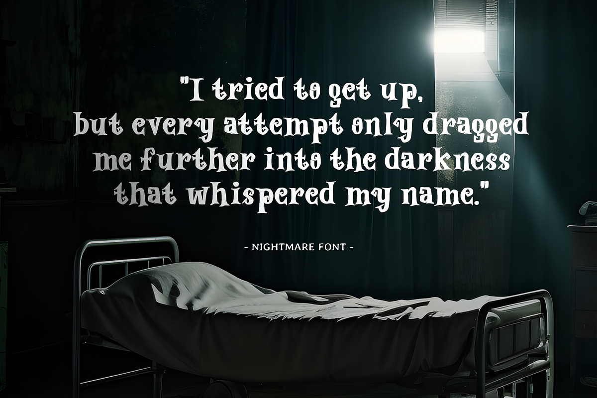 NIGHTMARE - Halloween Font, a Handwritten Font by Mozatype (Photo 2 of 10)