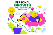 10 Personal Growth Illustration, a Person Illustration by denayunebgt (Thumbnail 1 of 4)