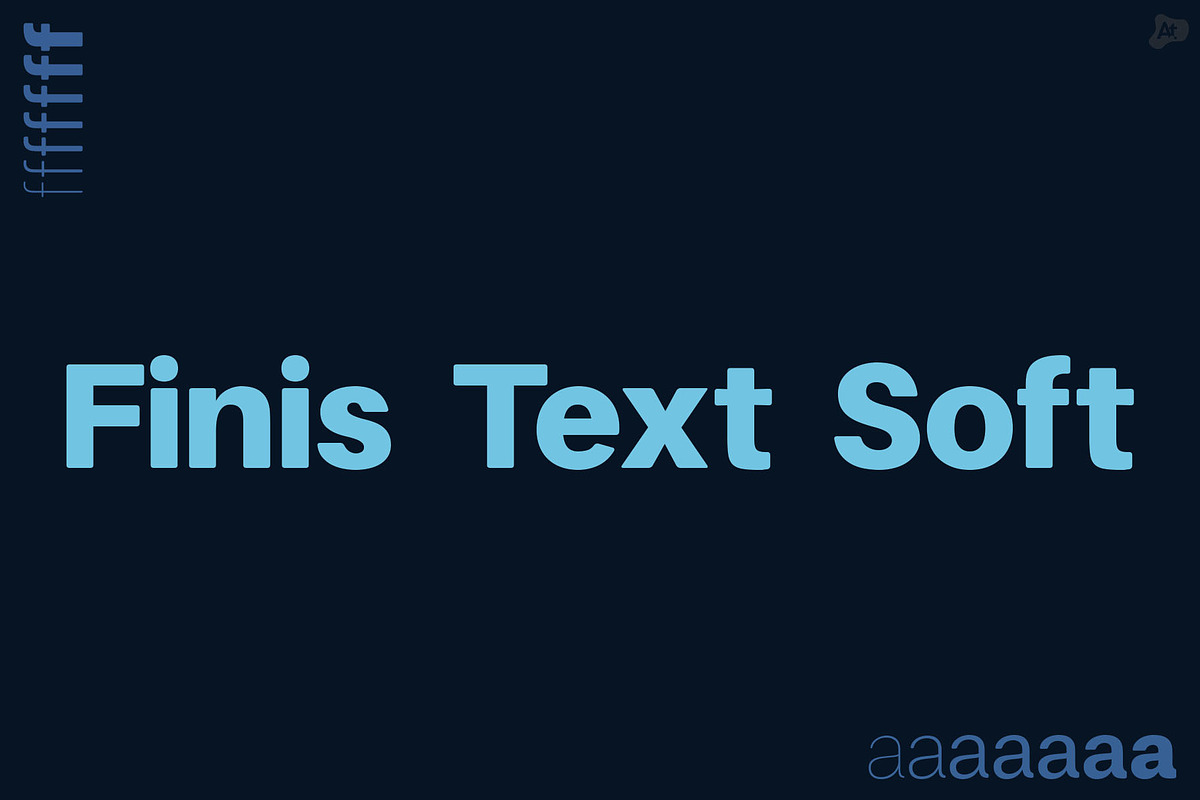 Finis Text Soft [80% OFF], a Sans Serif Font by Alvotype (Photo 1 of 3)