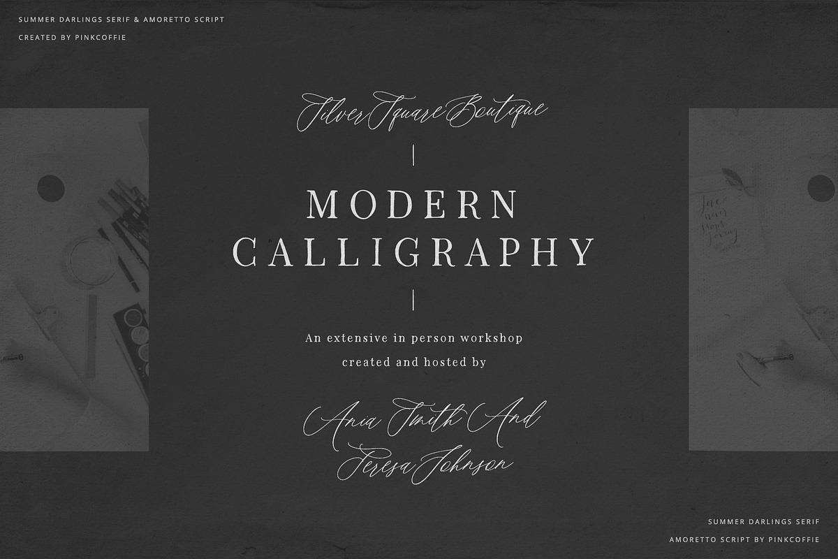 Summer Darlings | Handlettered Serif, a Serif Font by Pink Coffie (Photo 13 of 20)