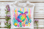 Brushstroke Summer Png Bundle Shirt, a Work Illustration by Sublimation Artist (Thumbnail 3 of 9)