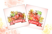 Happy Thanksgiving Set, a Food Illustration by MalniArt (Thumbnail 4 of 5)