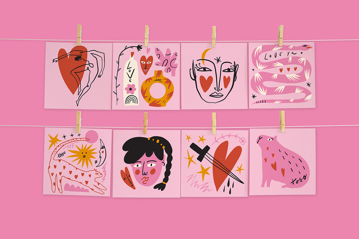 Valentine Bundle, an Animal Illustration by Annie Konst (Photo 4 of 20)