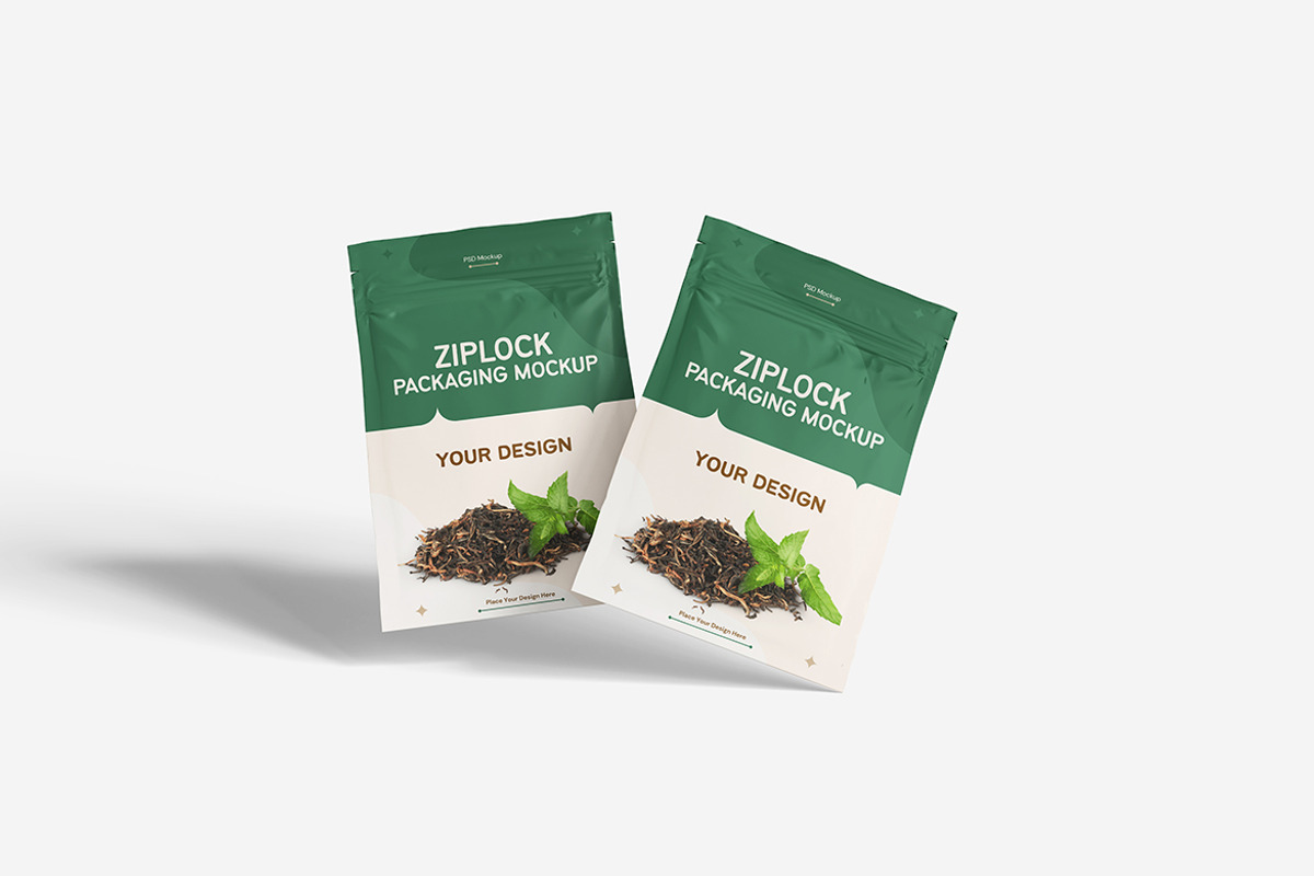 Ziplock Bag Mockup, a Product Mockup by MrLetters (Photo 2 of 5)