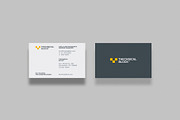 Business cards template: T-block, a Business Card Template by Srg® (Thumbnail 1 of 4)