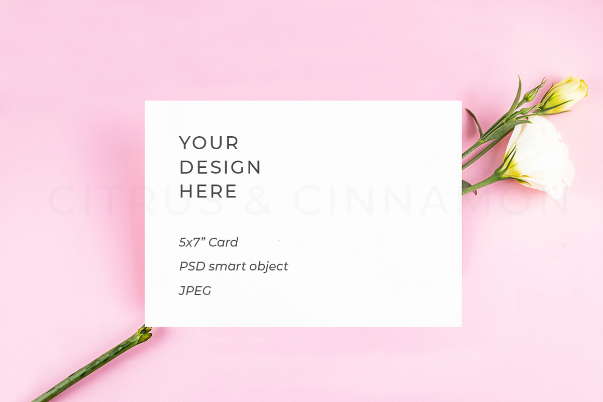 Styled Card & Print Mockup Bundle, a Print Template by Citrus and Cinnamon (Photo 8 of 11)