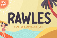 RAWLES - PLAYFUL HANDDRAWN FONT