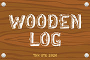 Wooden Log - Kids Font, a Sans Serif Font by tokokoo (Thumbnail 7 of 12)